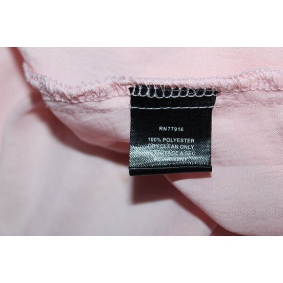 Anthropologie June Embroidered Floral & Cranes Pink Top One Size Flare Sleeves - Picture 9 of 14